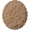 Ekena Millwork 5"W x 5"H x 3/4"P Kent Floral Round Rosette, Alder ROS05X05KEAL - alternate 2